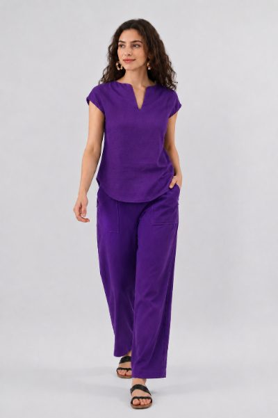 Adaa Bazaar Women's Cotton Cambric Co-Ord Set for Daily Wear
