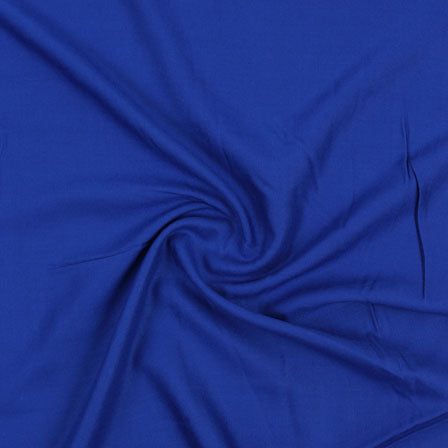 Adaa Bazaar Women's Blue Plain Rayon Fabric ₹ 210 Per Metre