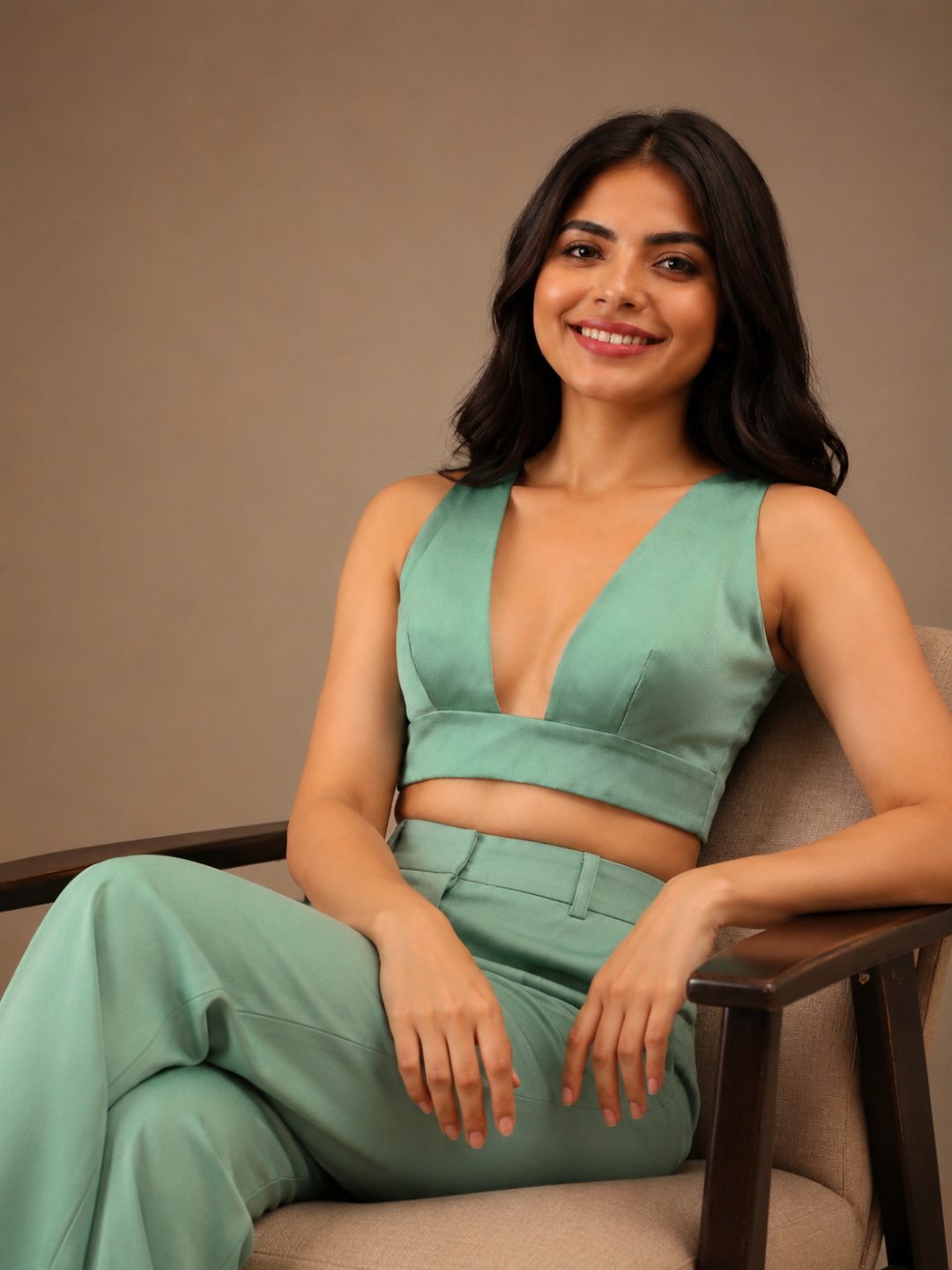 Adaa Bazaar Women's Readymade Designer Blouse with Pad