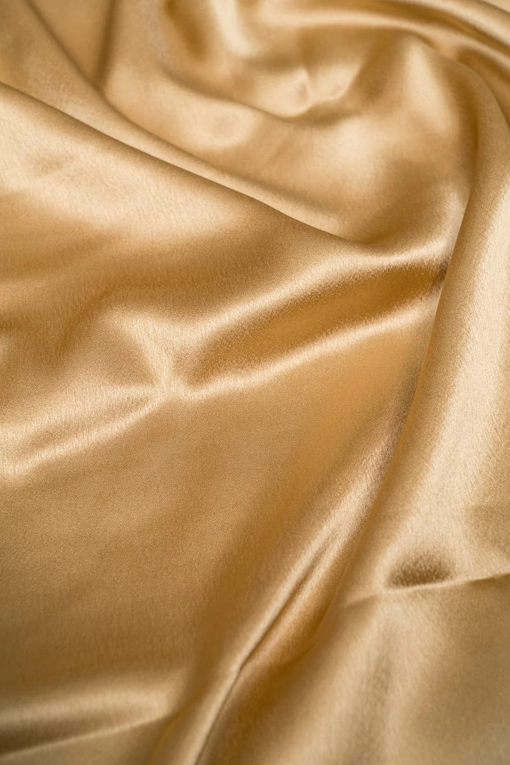 Adaa Bazaar Women's Gold Dyed Satin Fabric ₹ 145 Per Metre